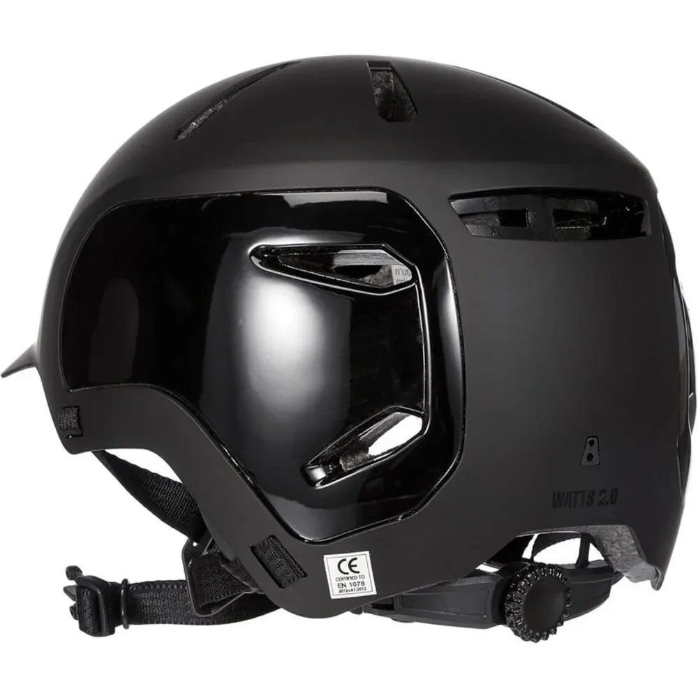 Bern Watts 2.0 Multisport Certified Adult Bicycle Helmet, Matte Black, Medium - Picture 2 of 4